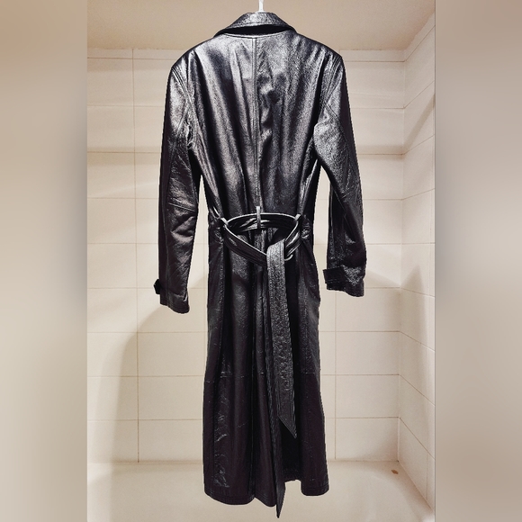 Leather Trench Coat - Picture 3 of 11